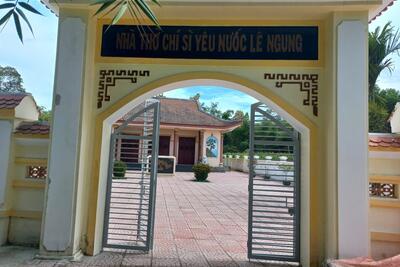 Tiểu sử Nhà chí sỹ yêu nước Lê Ngung (1865 - 1916)